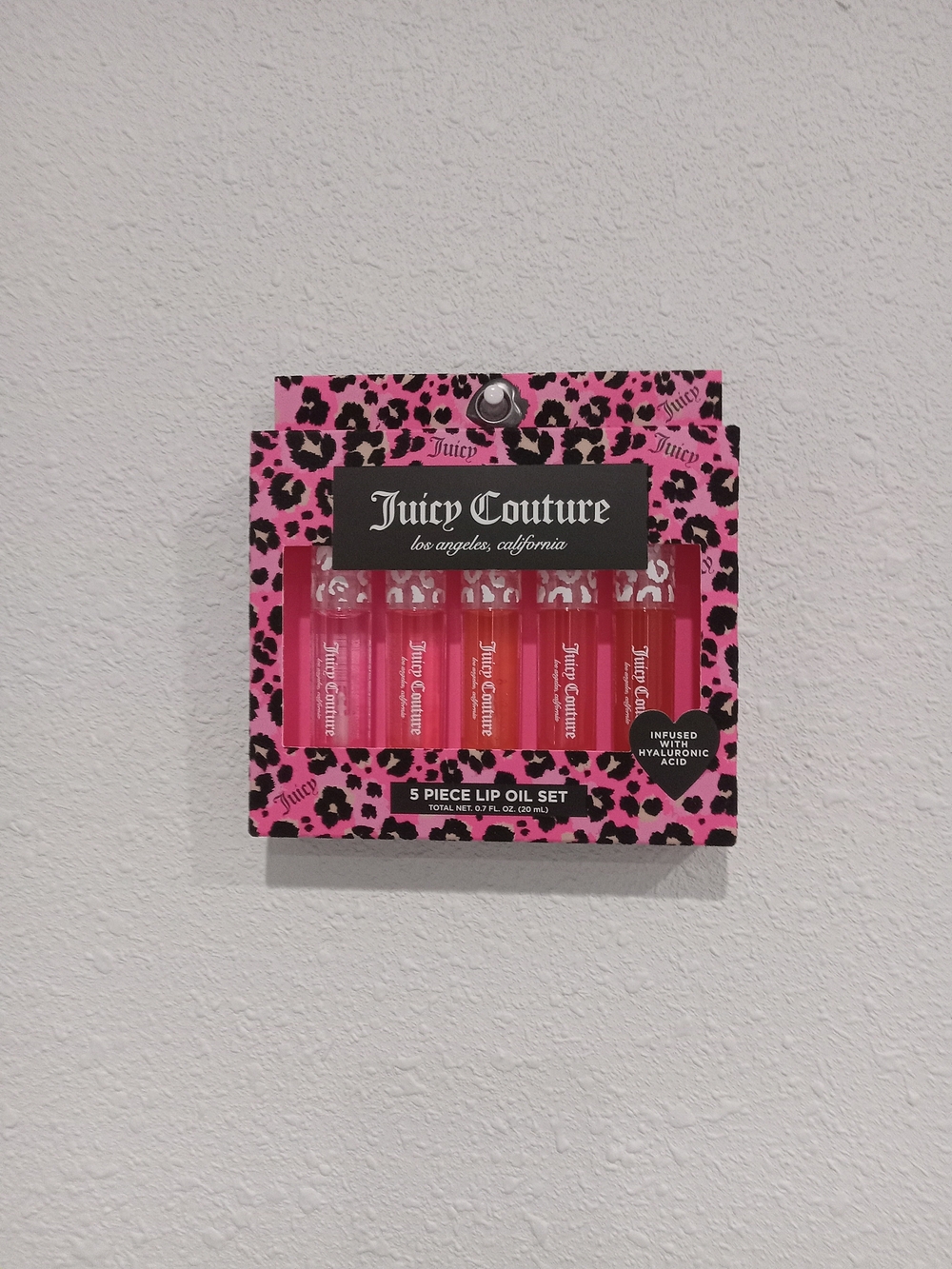 Juicy Couture Pink Lip Oil Set - 5-Count Gloss Collection